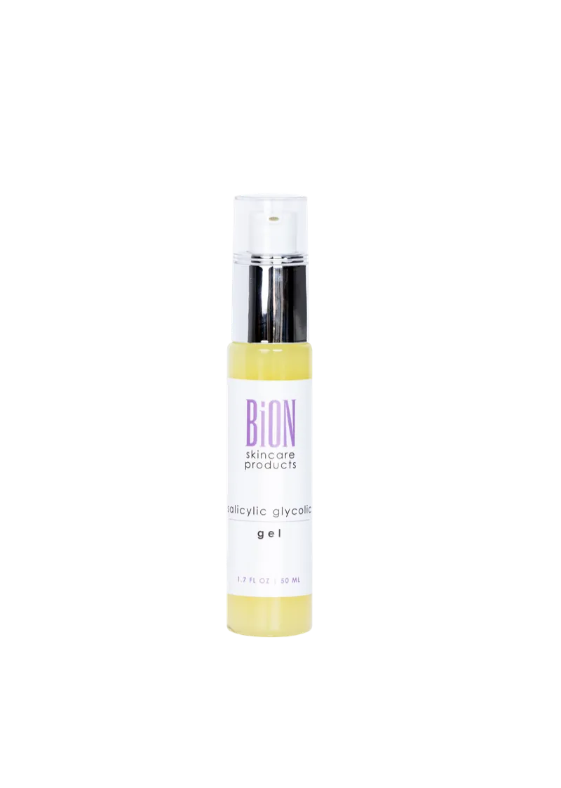 BiON Salicylic-Glycolic Gel — professional skin care at Uneka Facials, Lodi CA